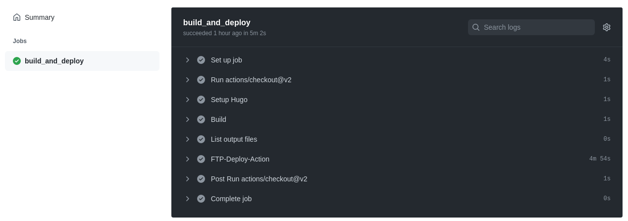 変更後最初のActionの様子