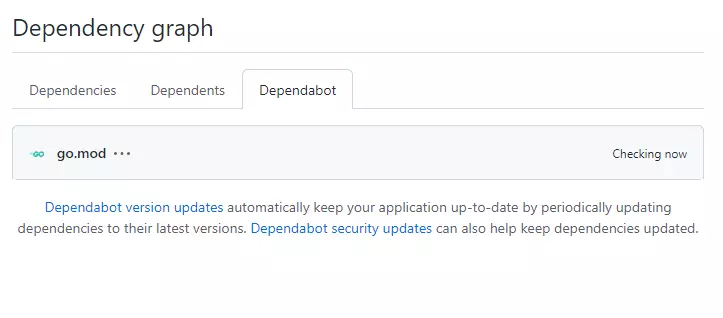 Dependency graphの様子